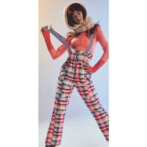 Free People All Prepped Bibb Snow Overalls NWT Size Medium